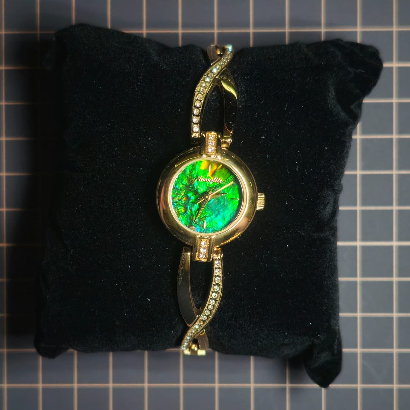 Ammolite Watch 17mm GP